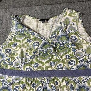 Tommy Hilfiger Floral  Midi Dress Cotton‎ Blend 2X Pullover Sleeveless Plus Size